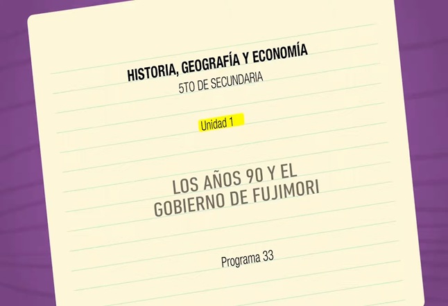 Capítulo N° 33 - Los Años 90 y el Gobierno de Fujimori